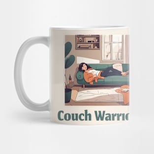 Couch Warrior, Funny Gift, Mothers Day, Gift for Wife Mug